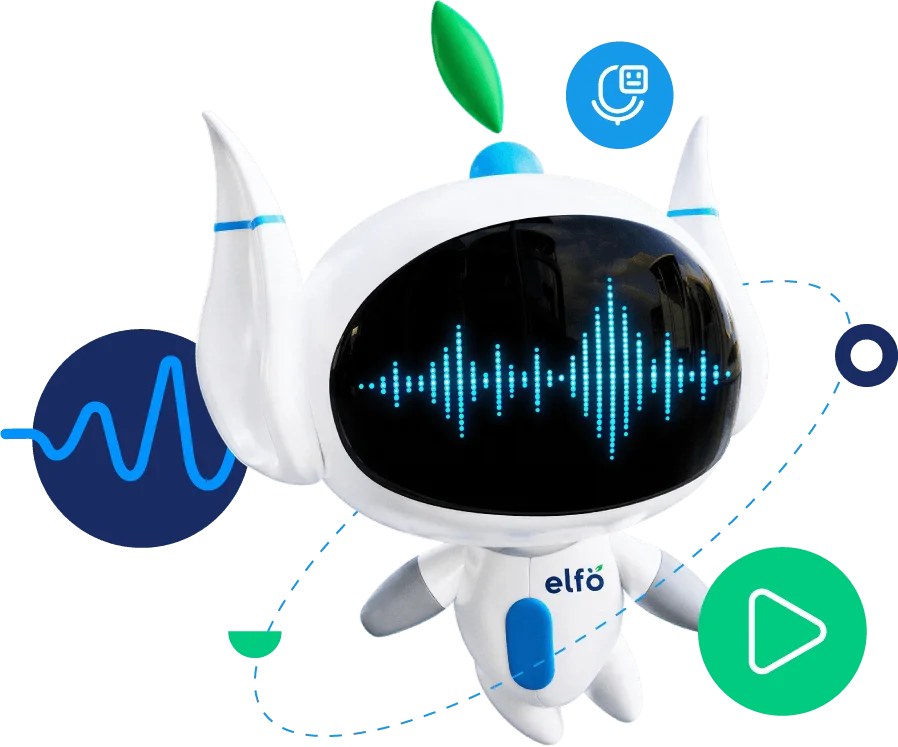 elfo AI virtual receptionist mascot
