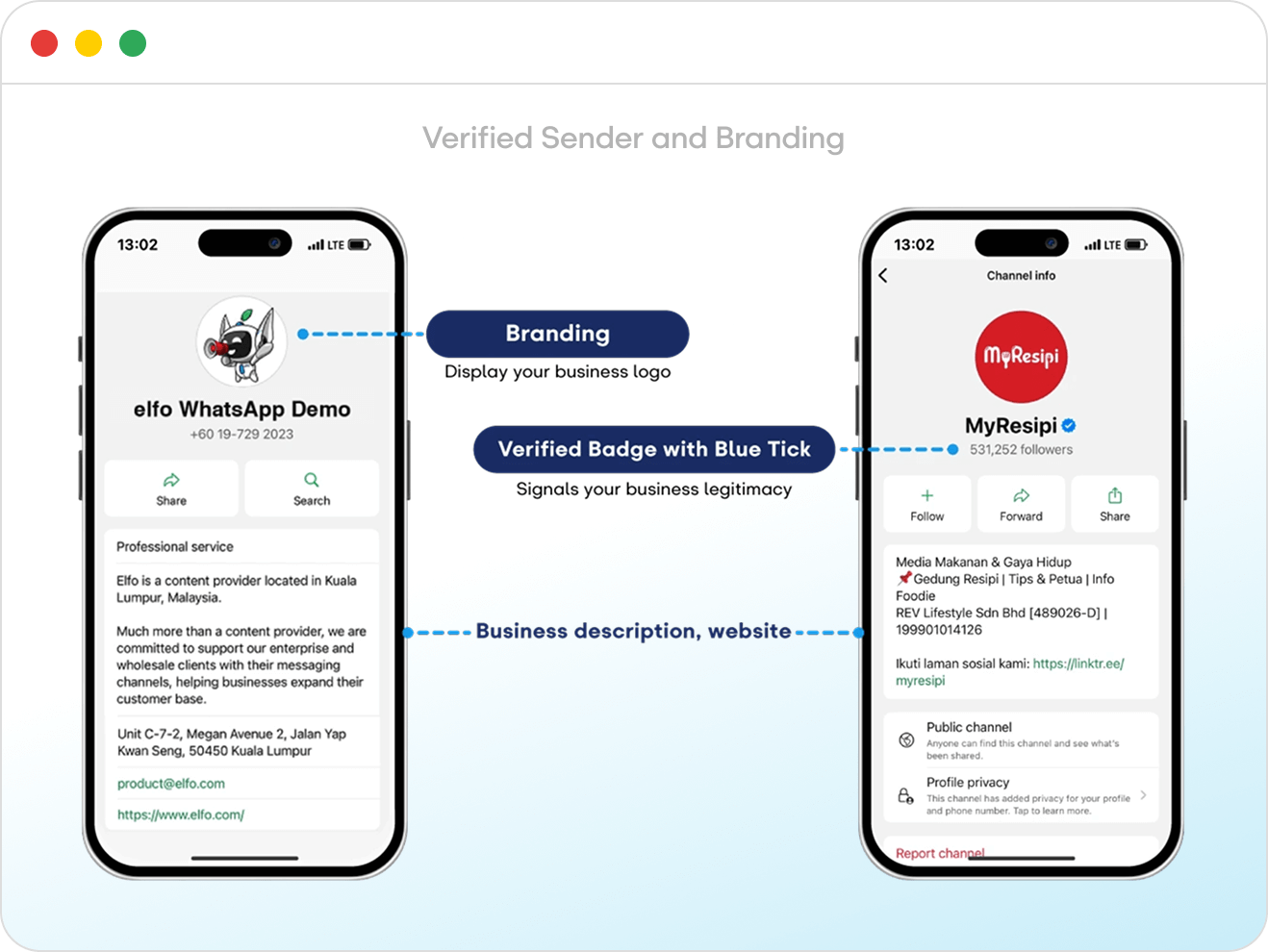 Verified Sender and Branding